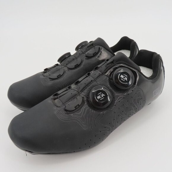 Tabolu Unisex 39 245mm Solid Black Synthetic Cycling Shoes Fitness NEW No Box - Picture 11 of 11